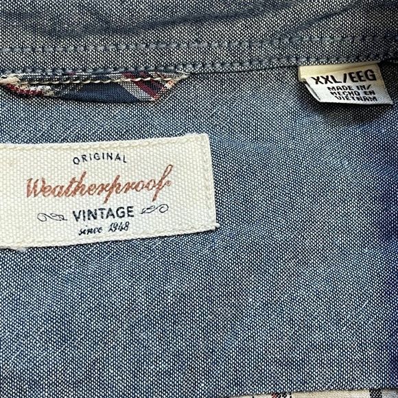 Weatherproof Vintage Women's Collection 100% Cotton Button Down Shirt Size XXL - Picture 4 of 11